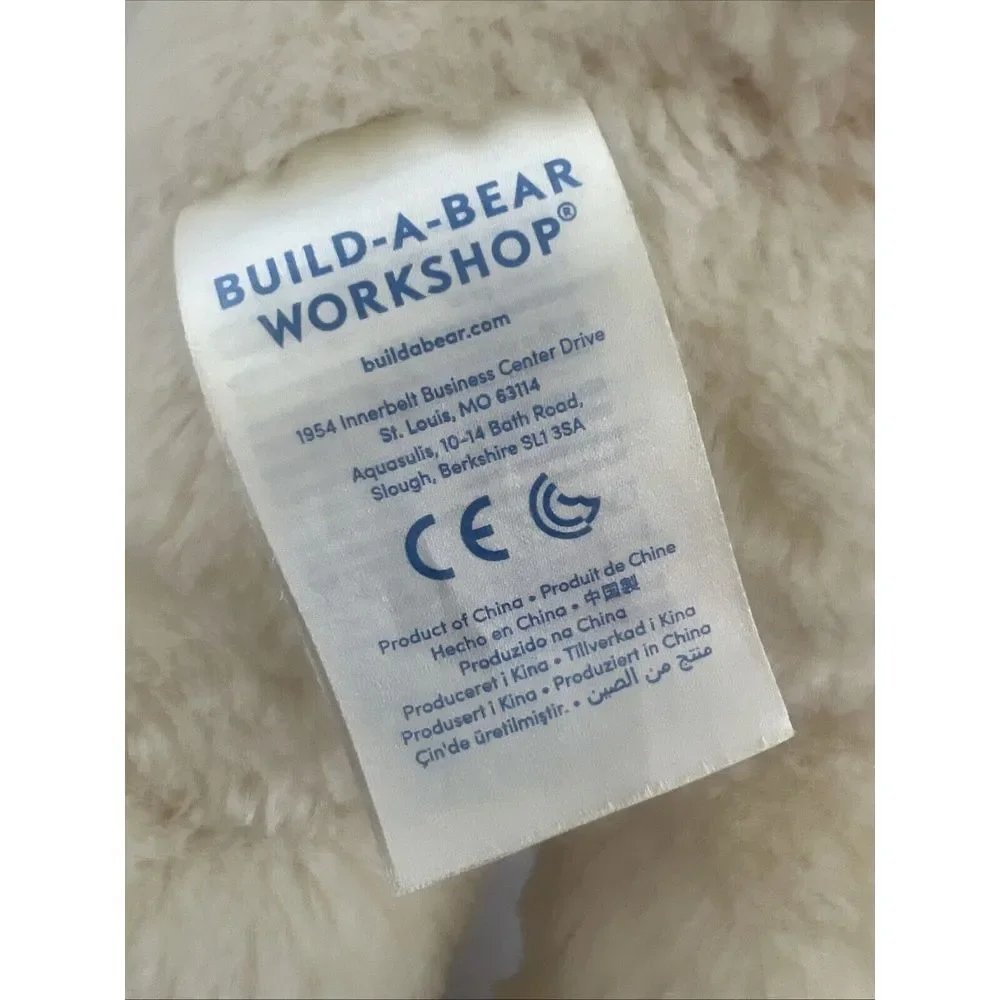 Build a Bear BAB‎ Ivory National Teddy Bear Day 2019 Plush Stuffed Animal 15